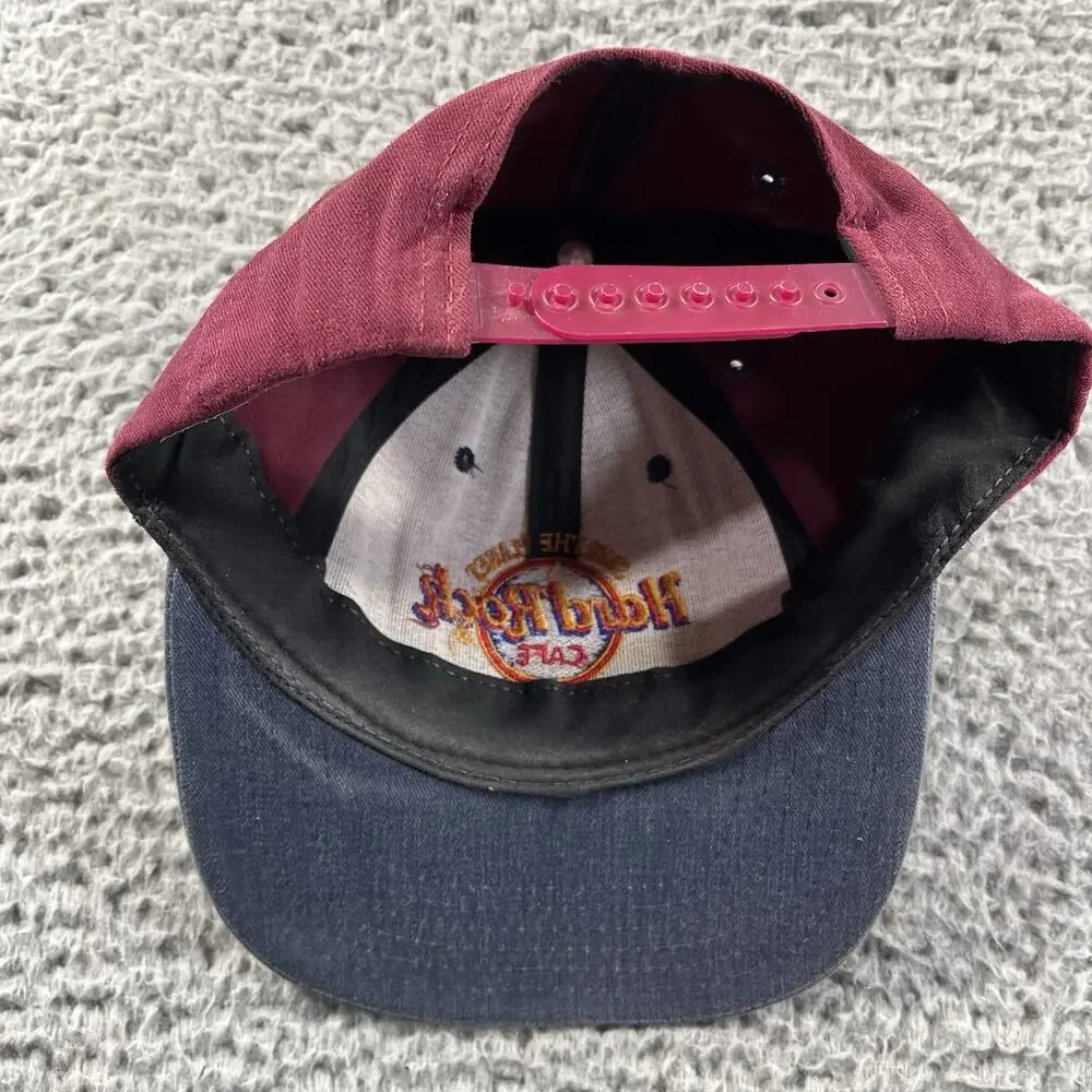 VINTAGE HARD ROCK CAFE LAS VEGAS HAT CAP SNAPBACK USA MADE ADJUSTABLE ONE SIZE